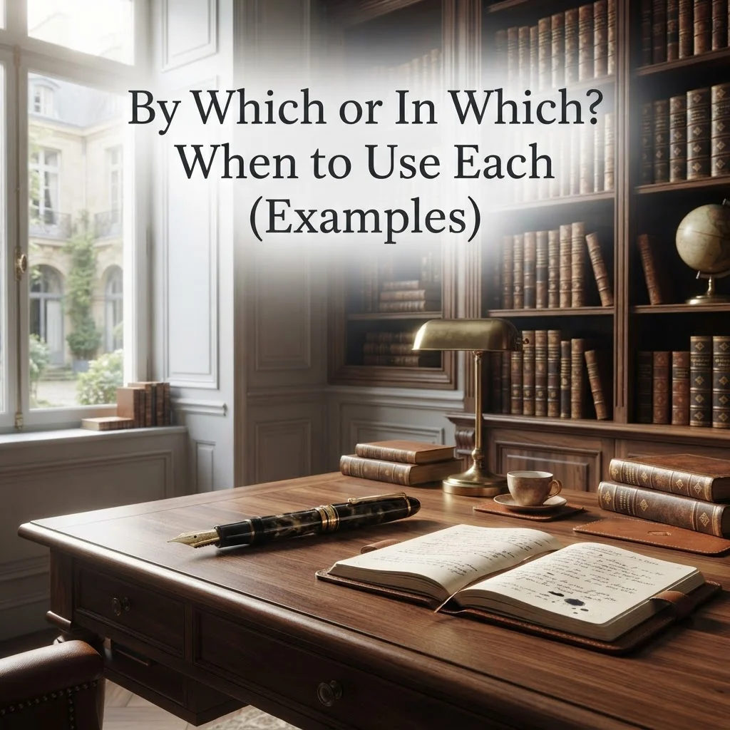 By Which or In Which? When to Use Each (Examples)