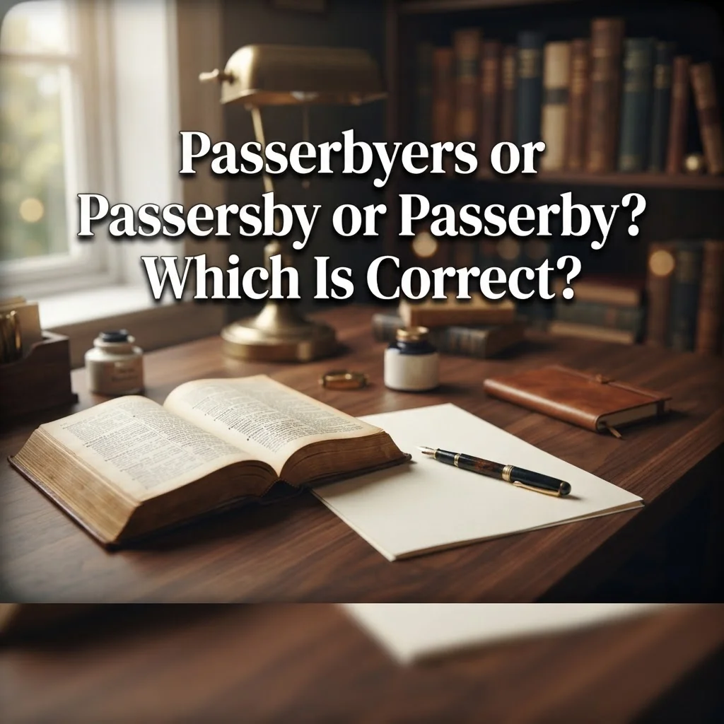 Passerbyers or Passersby or Passerby? Which Is Correct?